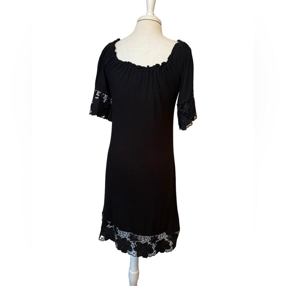 Women's M Whimsigoth Floral Lace‎ Lightweight Casual Dress Travel Casual Resort